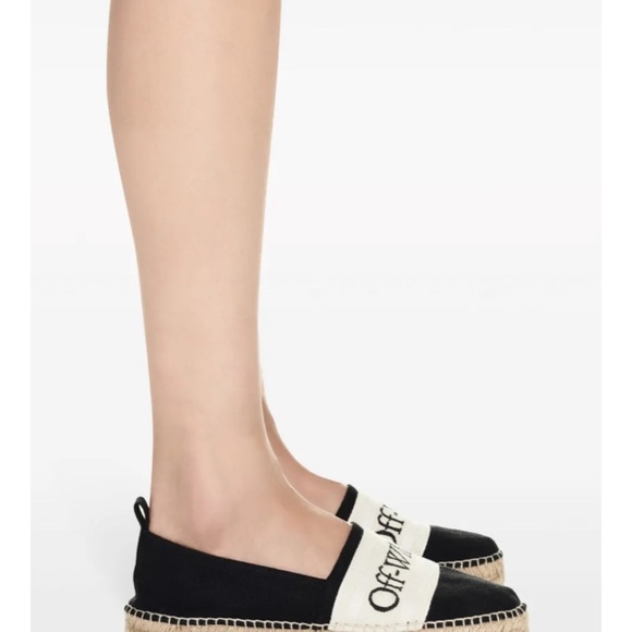 Off-White Black and White Espadrilles size 37 - Picture 9 of 11